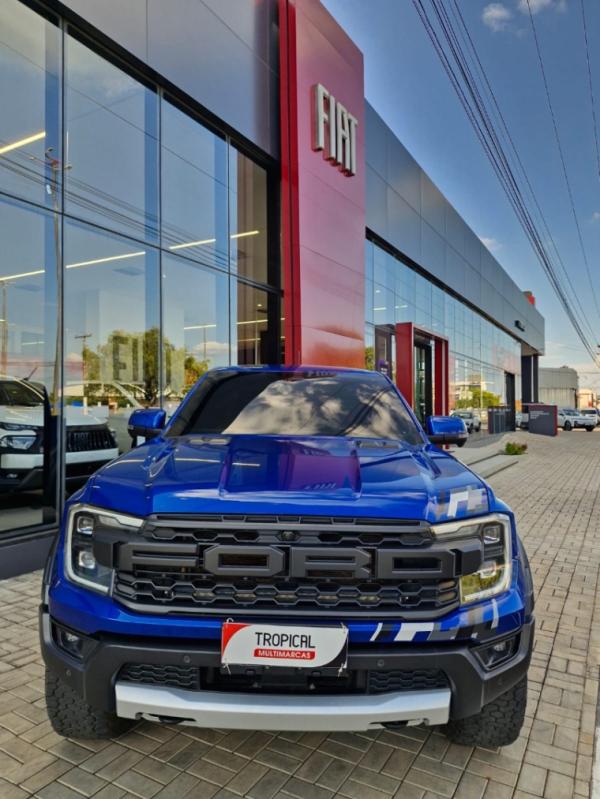 Ford - 3.0 V6 TURBO GASOLINA RAPTOR 4X4 AUTOMÁTICO - Azul - 2 - Tropical Multimarcas - Nossa Marca é Confiança!